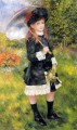 junges Mädchen mit einem Sonnenschirm Pierre Auguste Renoir